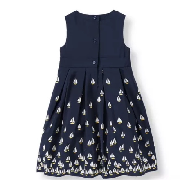Janie and Jack Sailboat Print Dress - Picture 13 of 13
